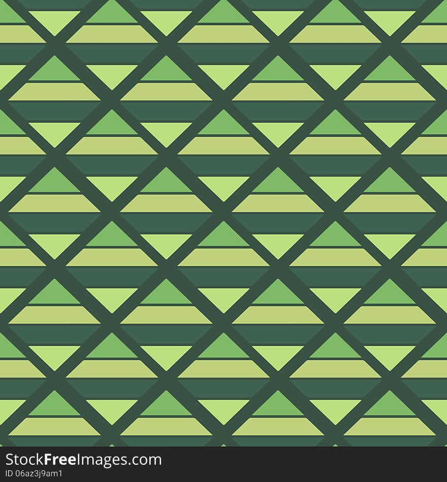 Abstract green geometric background with triangles. Abstract green geometric background with triangles