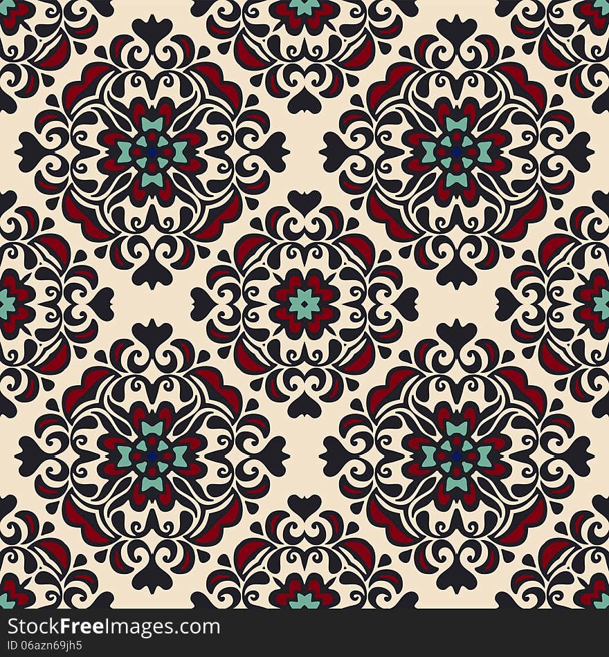 Ethnic Seamless pattern gift wrap design. Ethnic Seamless pattern gift wrap design