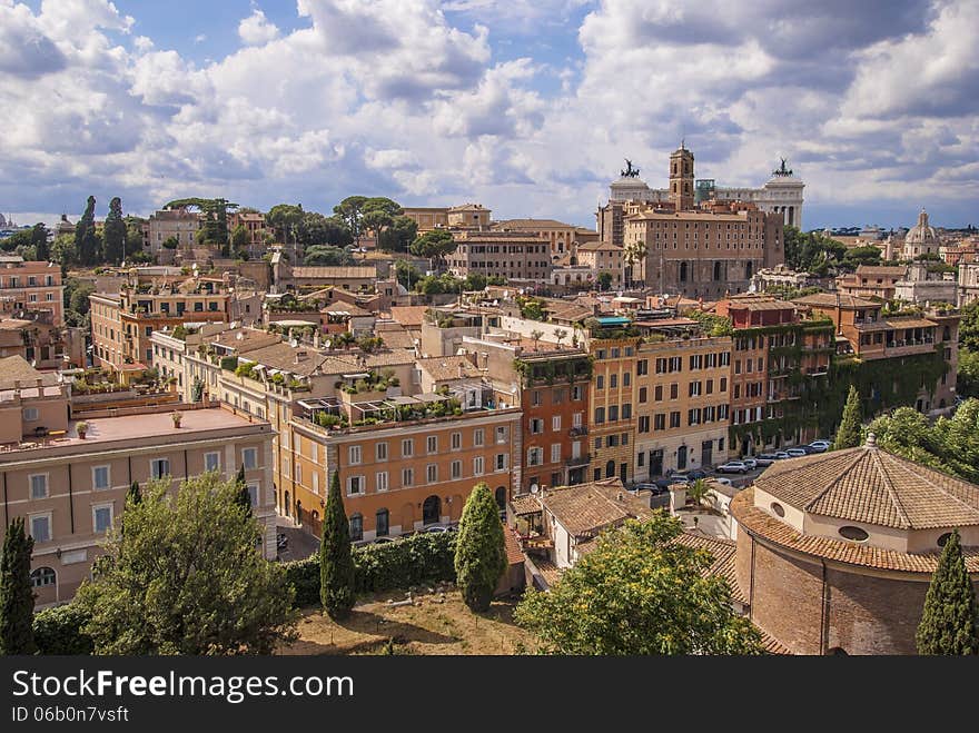 View from the Roman Forum