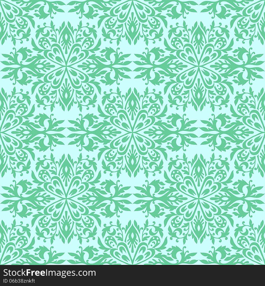 Vector seamless background with flowers. Vector seamless background with flowers