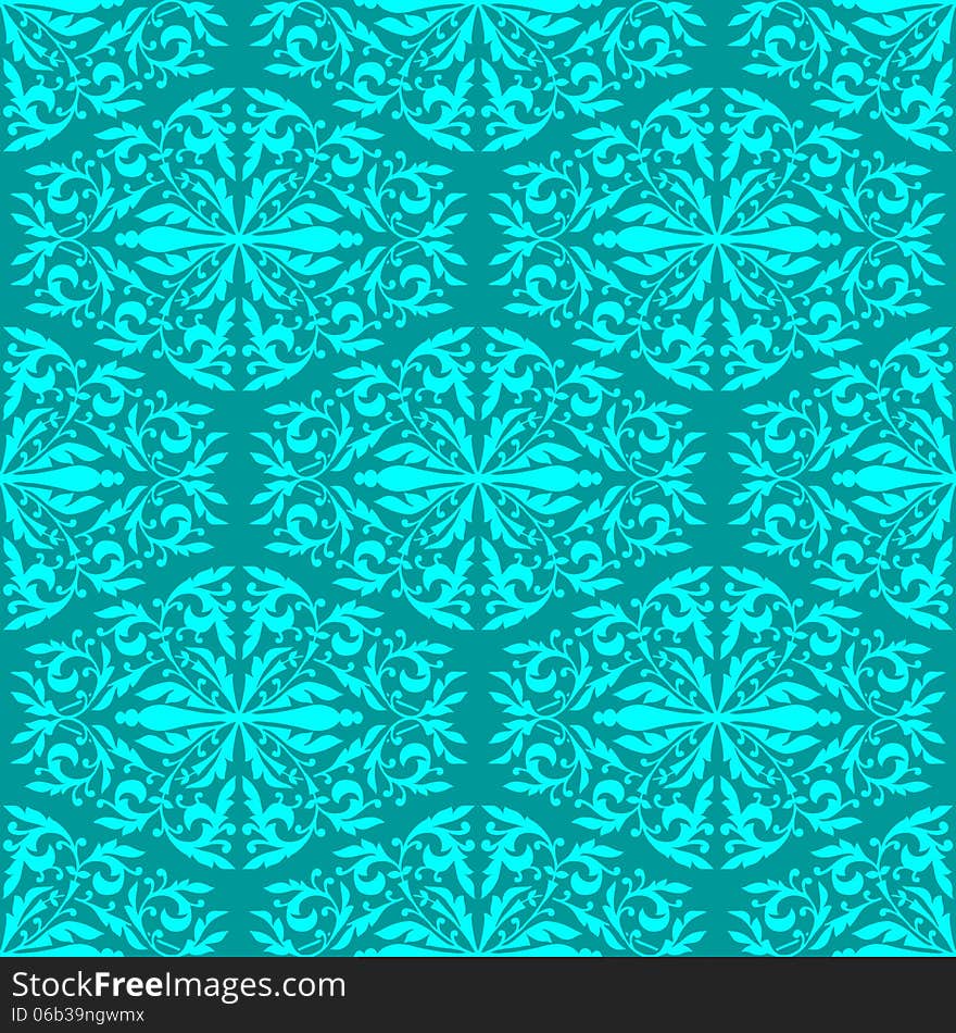 Vector seamless background with flowers. Vector seamless background with flowers