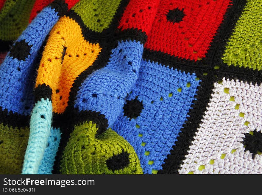 Colorful blanket