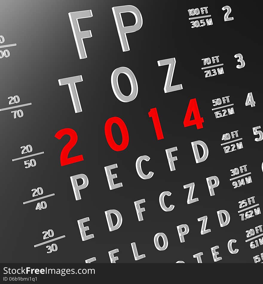 Abstract eye chart background design. New year concept. Abstract eye chart background design. New year concept.