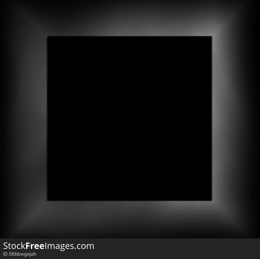 Empty Black Frame