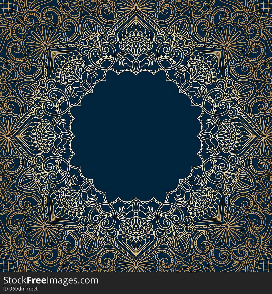 Vector Ornamental Background.