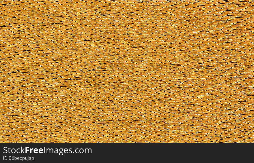 Golden fabric texture as background