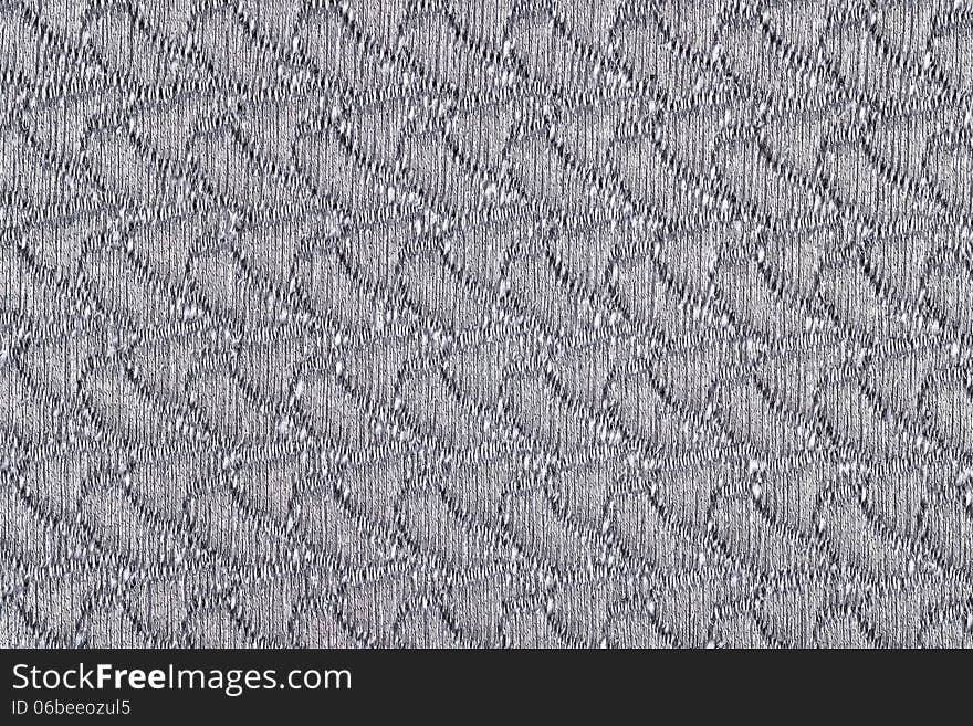 Silver fabric texture as background