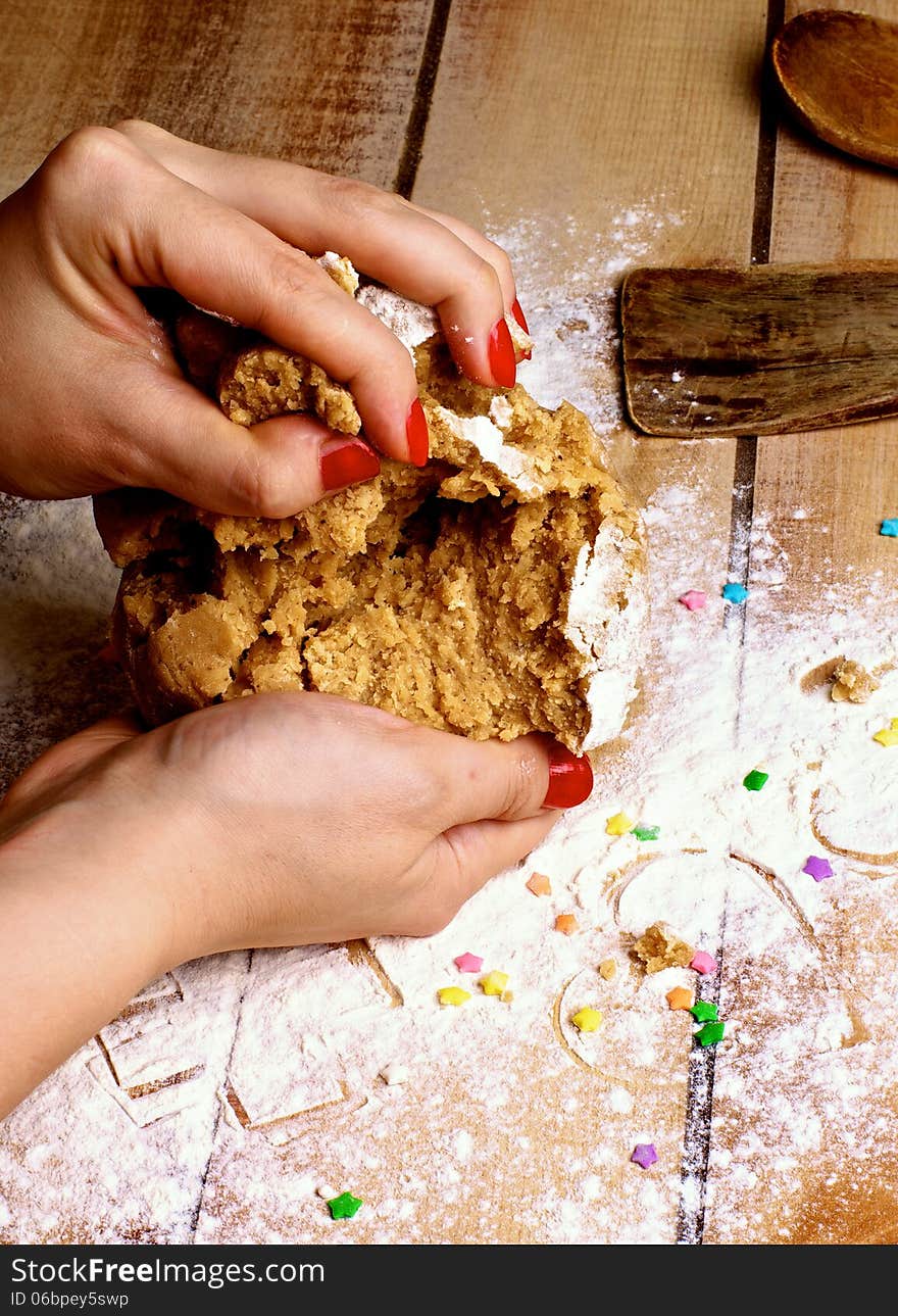 Preparation Gingerbread Men