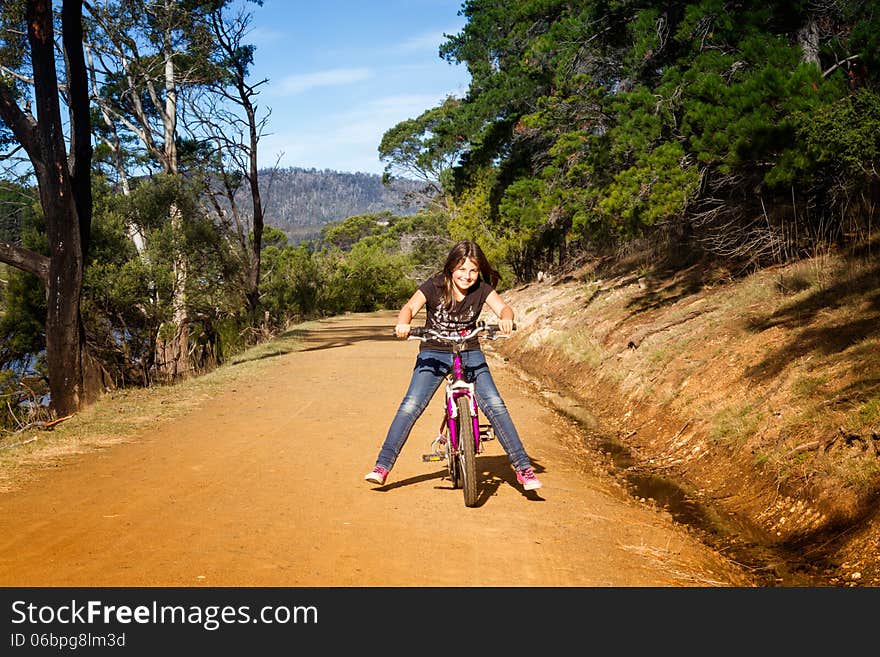 Girl Riding Bike