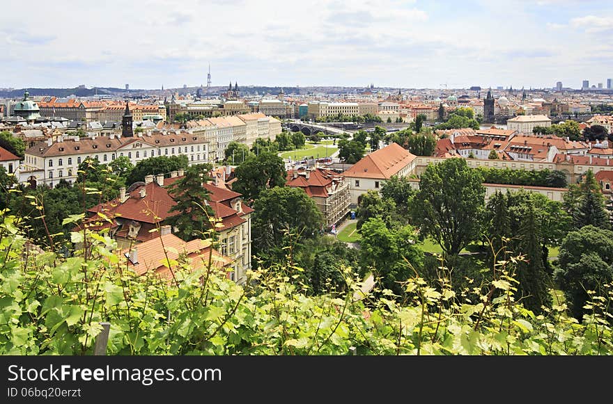 Cityscape Of Prague.