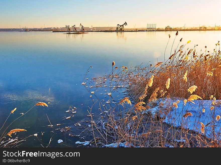 Frozen Waters Of The Lake