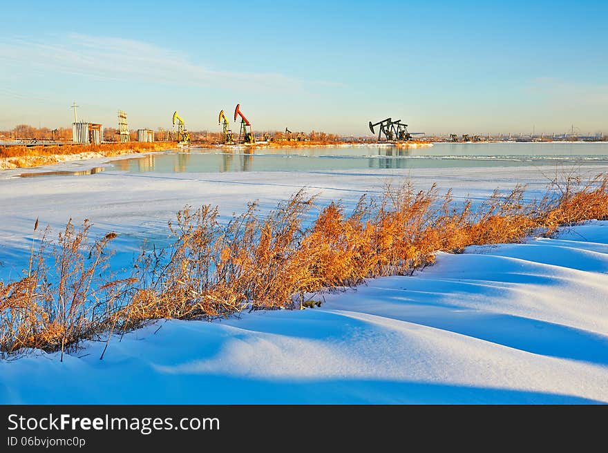 The photo taken in China's heilongjian province daqing city,chenjiadayuan lake.The time is November 21, 2013.After snow. The photo taken in China's heilongjian province daqing city,chenjiadayuan lake.The time is November 21, 2013.After snow.