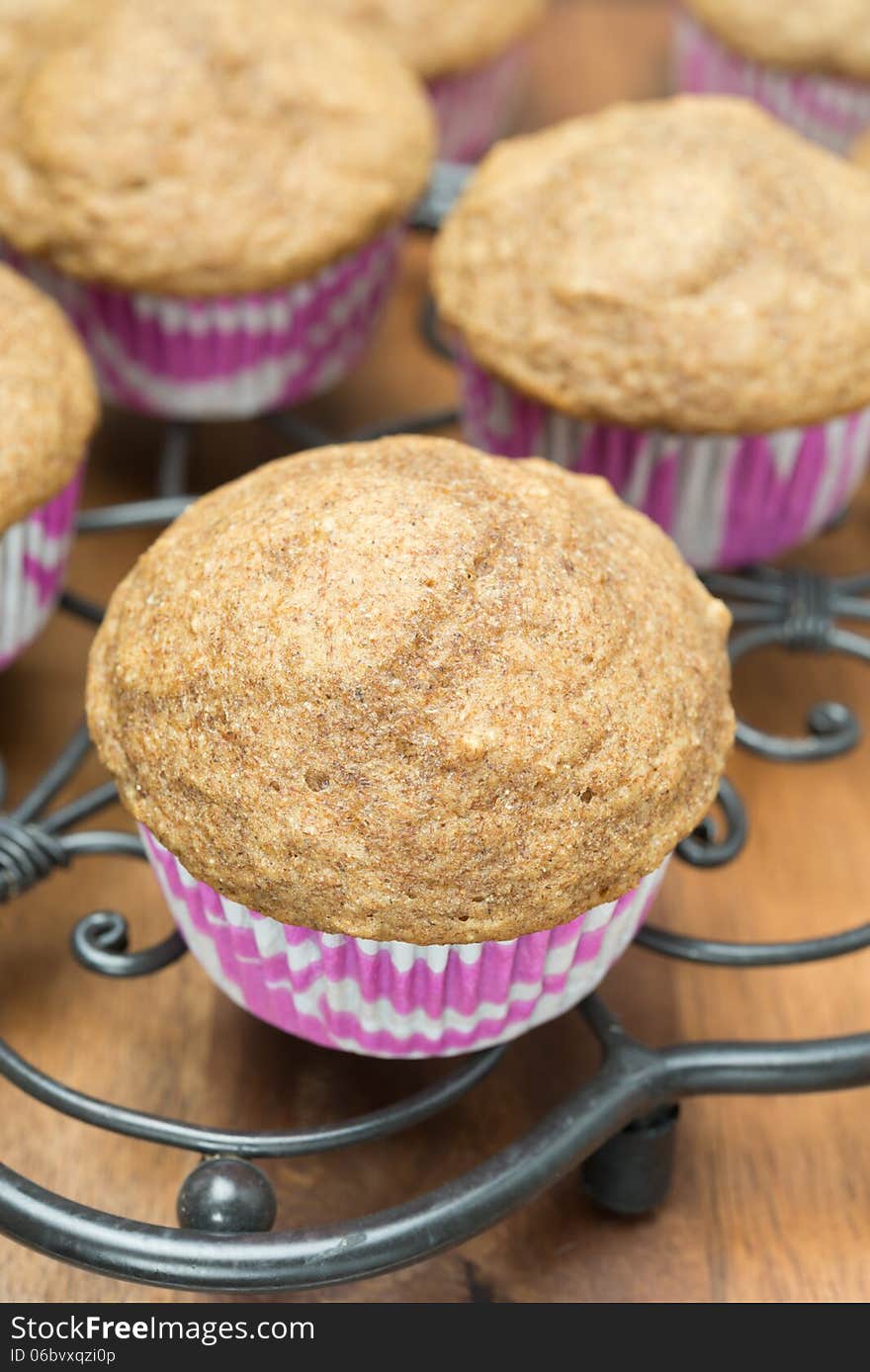 Muffins of whole-grain flour