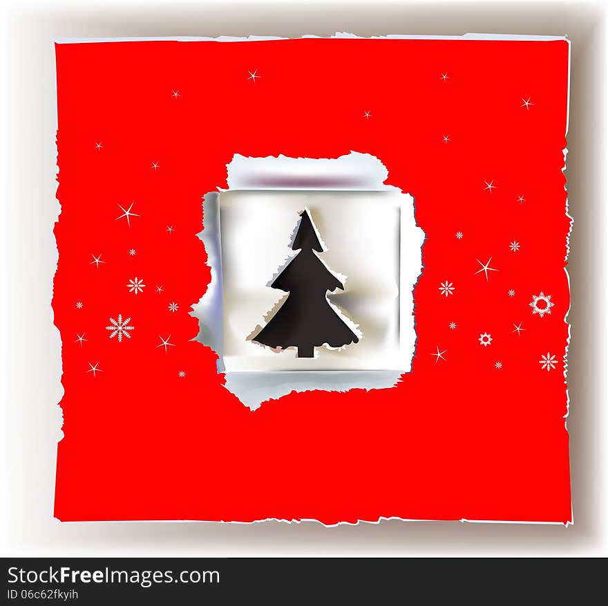 Christmas background paper design