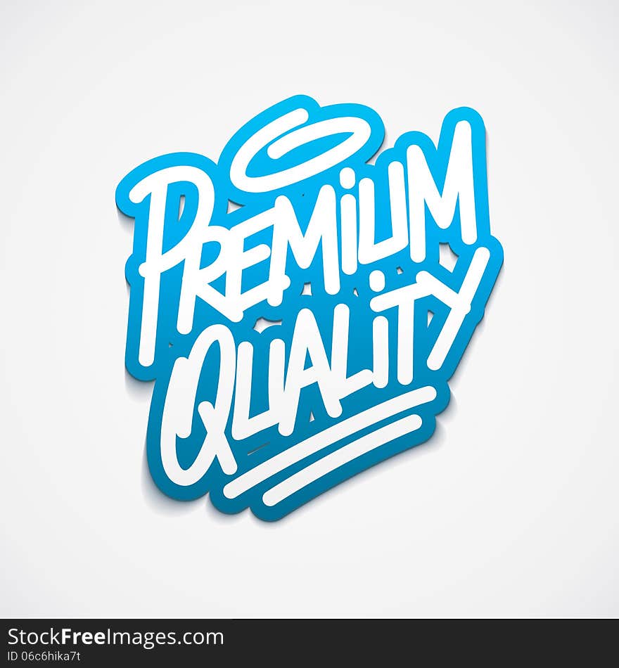 Premium Quality Label Lettering