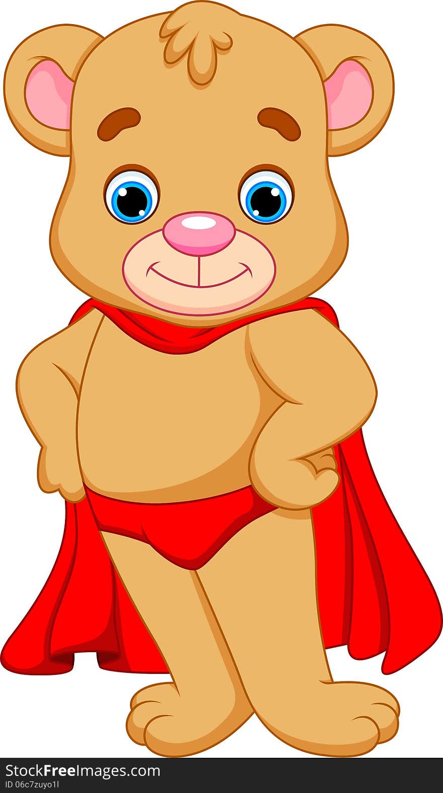 Cute Baby Bear Cartoon