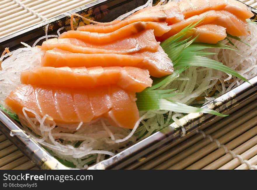 Salmon for sushi