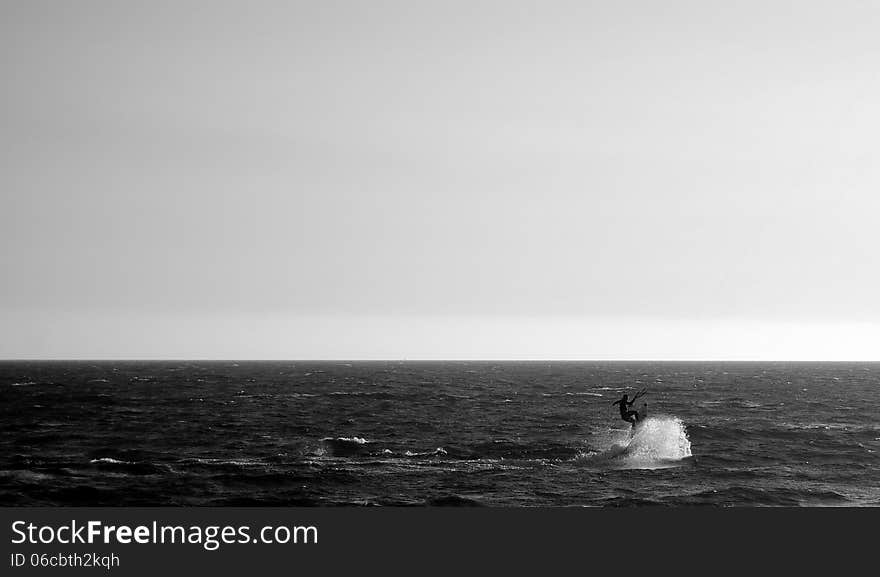 Kitesurfing!