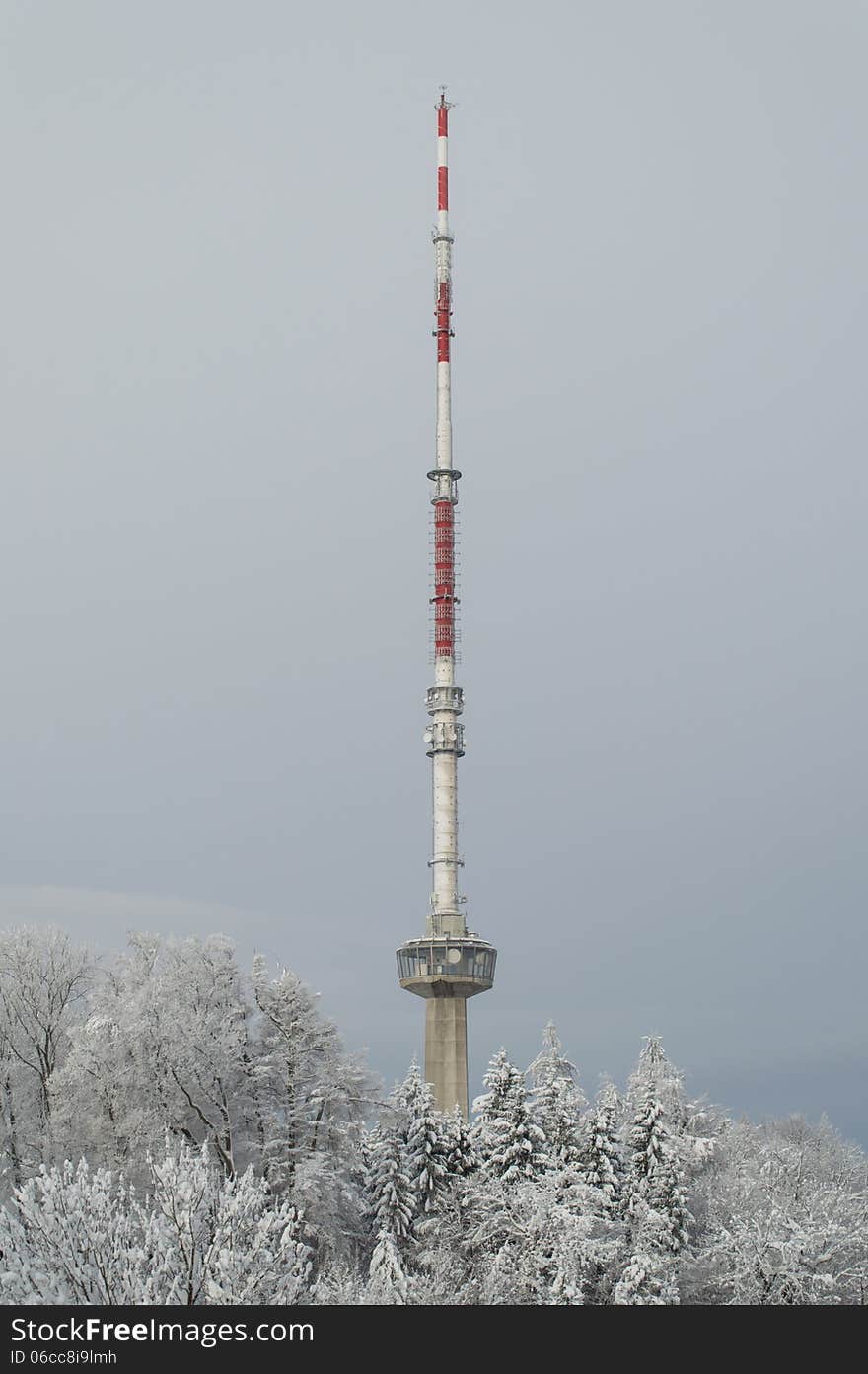 Uetliberg tv-tower in Zurich