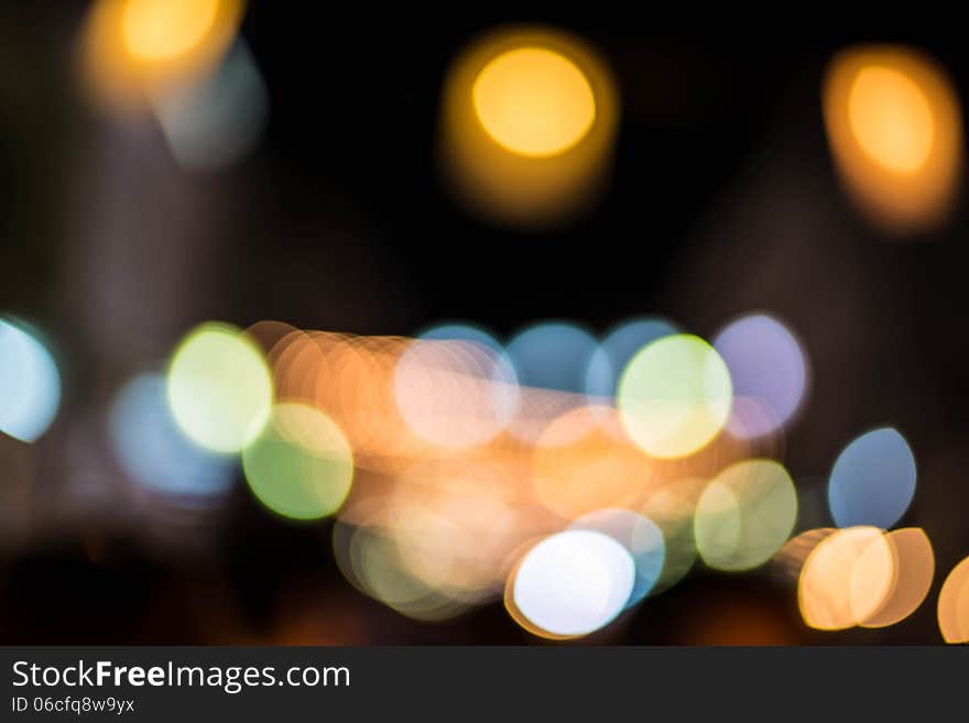 Bokeh Of Light Background.