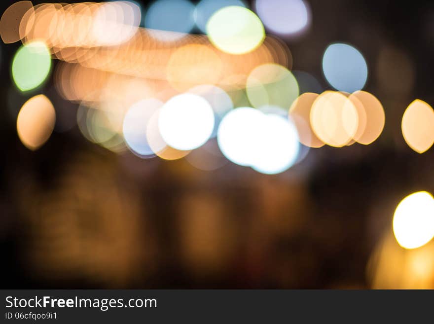 Bokeh of light background.