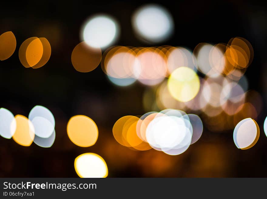 Bokeh of light background.