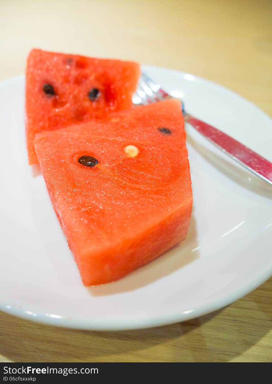 Watermelon slices