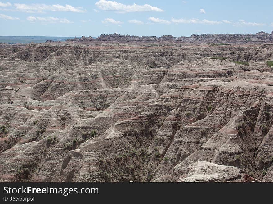 The beautiful Badlands of South Dakota. The beautiful Badlands of South Dakota