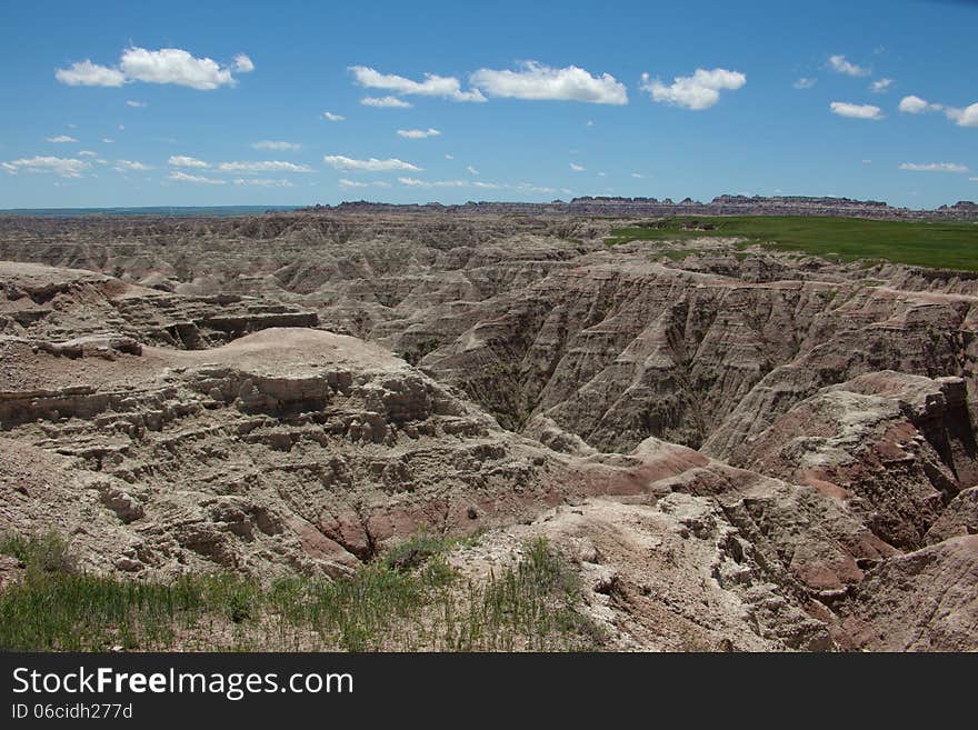 The beautiful Badlands of South Dakota. The beautiful Badlands of South Dakota