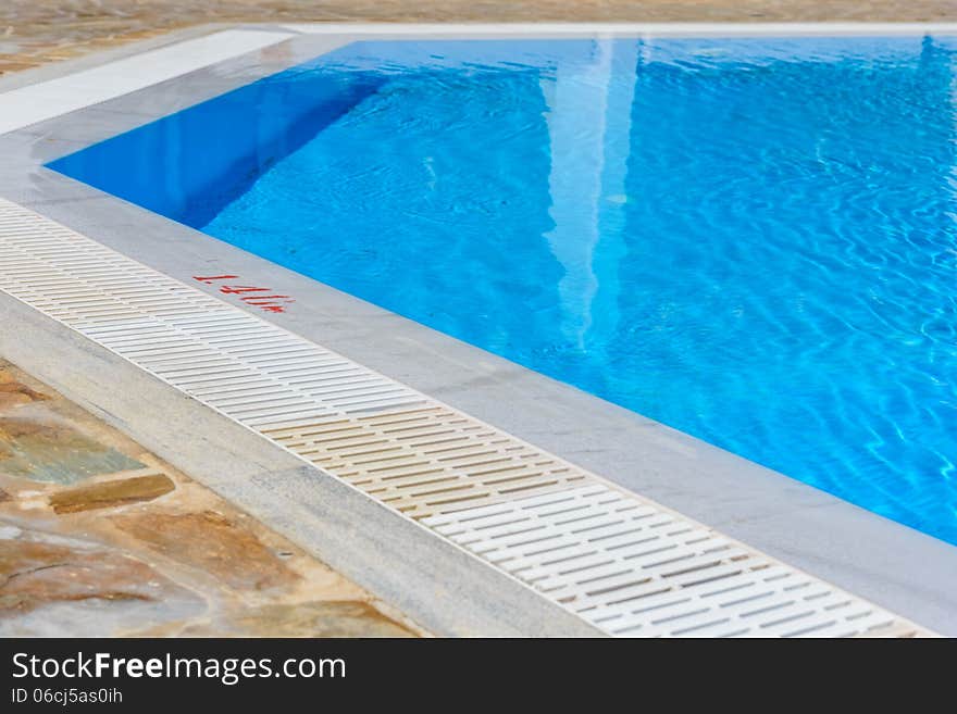 Staircase to the pool