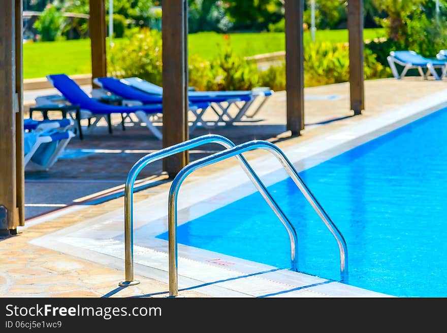 Staircase To The Pool