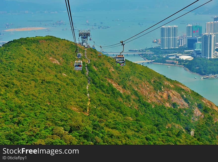 Sky Train in Hong Kong