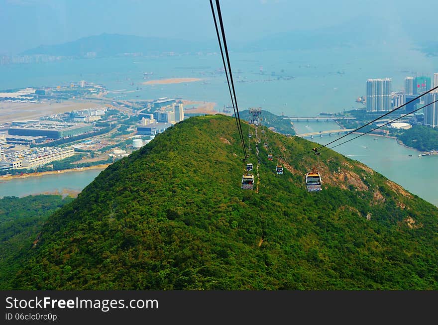 Sky Train In Hong Kong