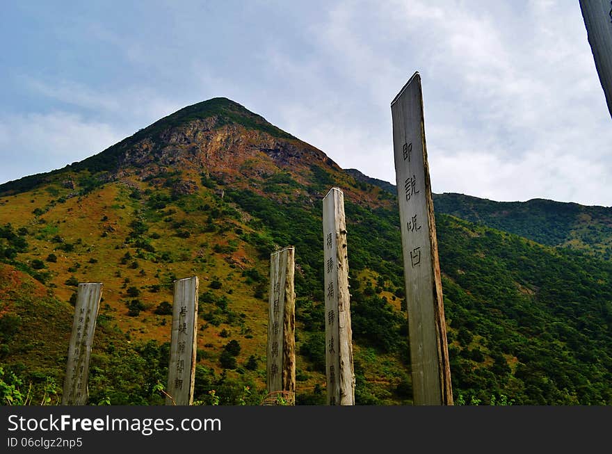 Chinese Wooden Columns