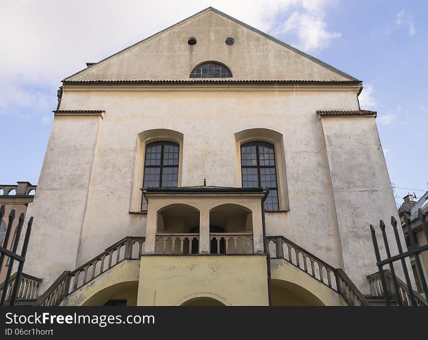 Old Synagogue Izaaka Jakubowicza in Kazimierz, Krakow. Old Synagogue Izaaka Jakubowicza in Kazimierz, Krakow