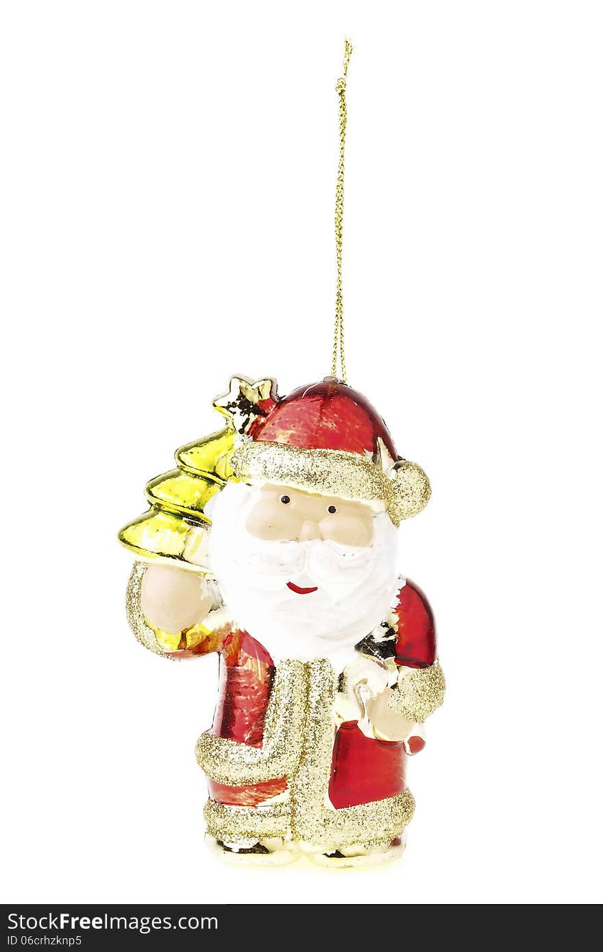 Hanging santa claus