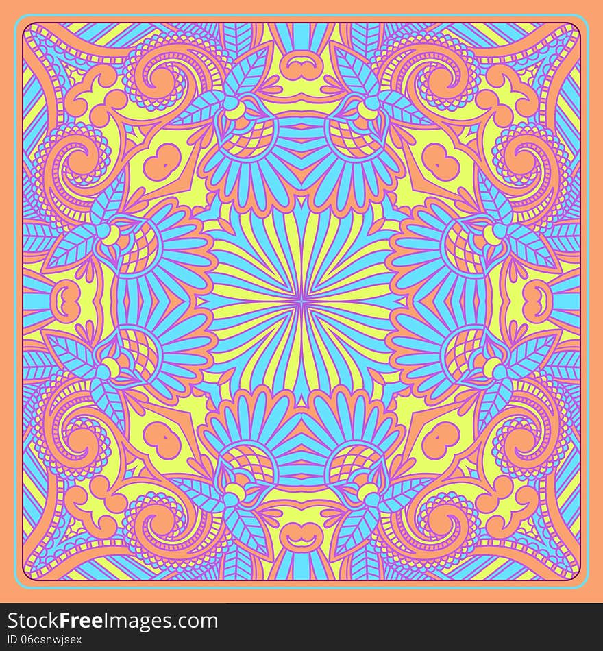 Vector ornamental background.