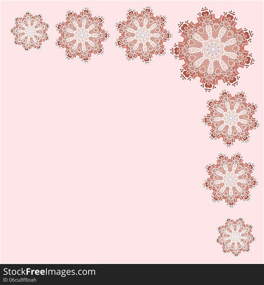 Romantic Vintage Lace Ornament Paper Texture