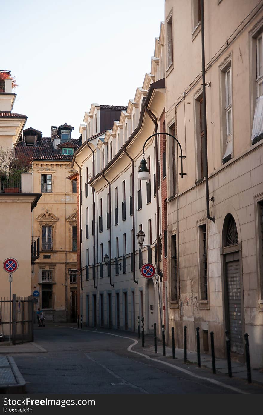 Torino historical streets and galleries in Ital vacation. Torino historical streets and galleries in Ital vacation