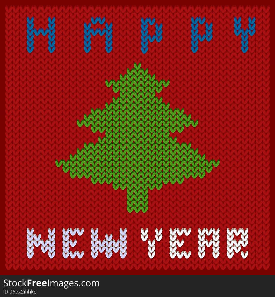 Knitted fabric new year