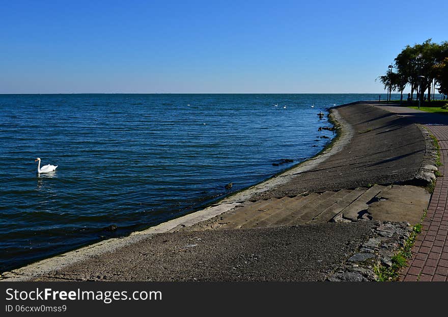 View On Curonian Lagoon In Nida