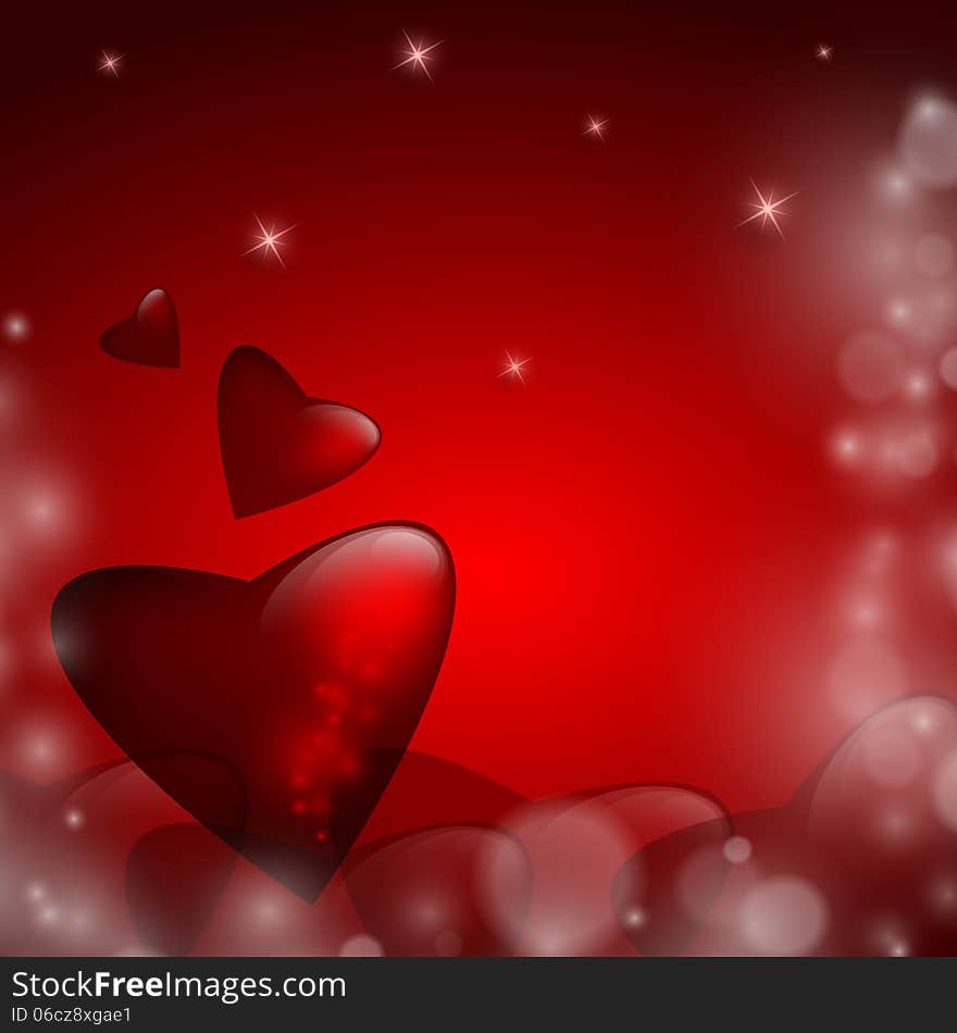 Valentine's day vector background with copy space. Eps10. Valentine's day vector background with copy space. Eps10