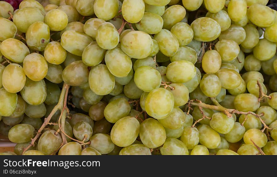 Grapes from the local garden of Thailand