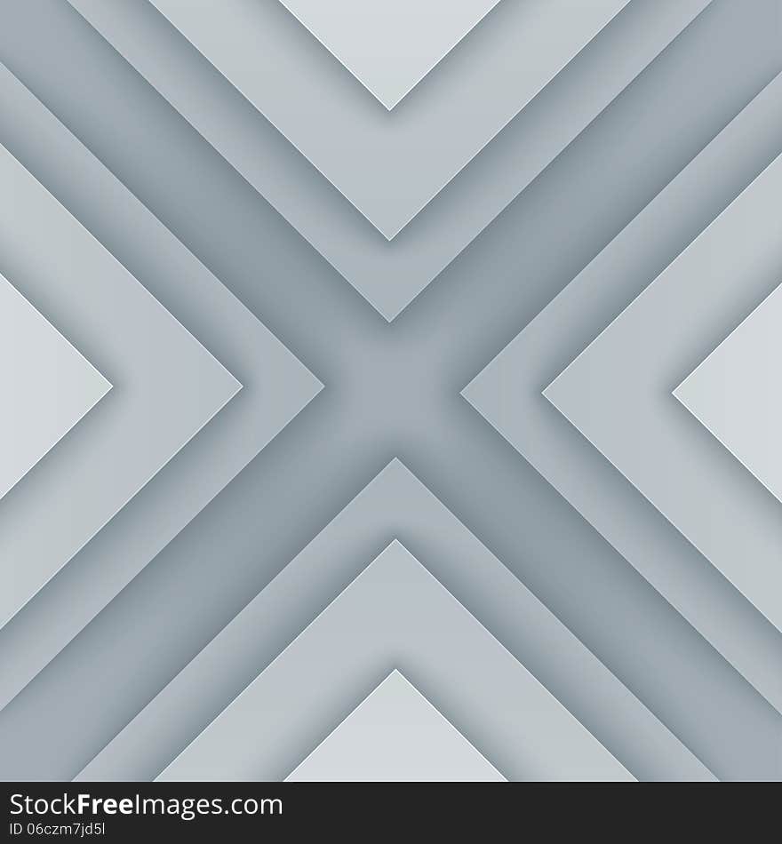 Abstract gray and white triangle shapes background