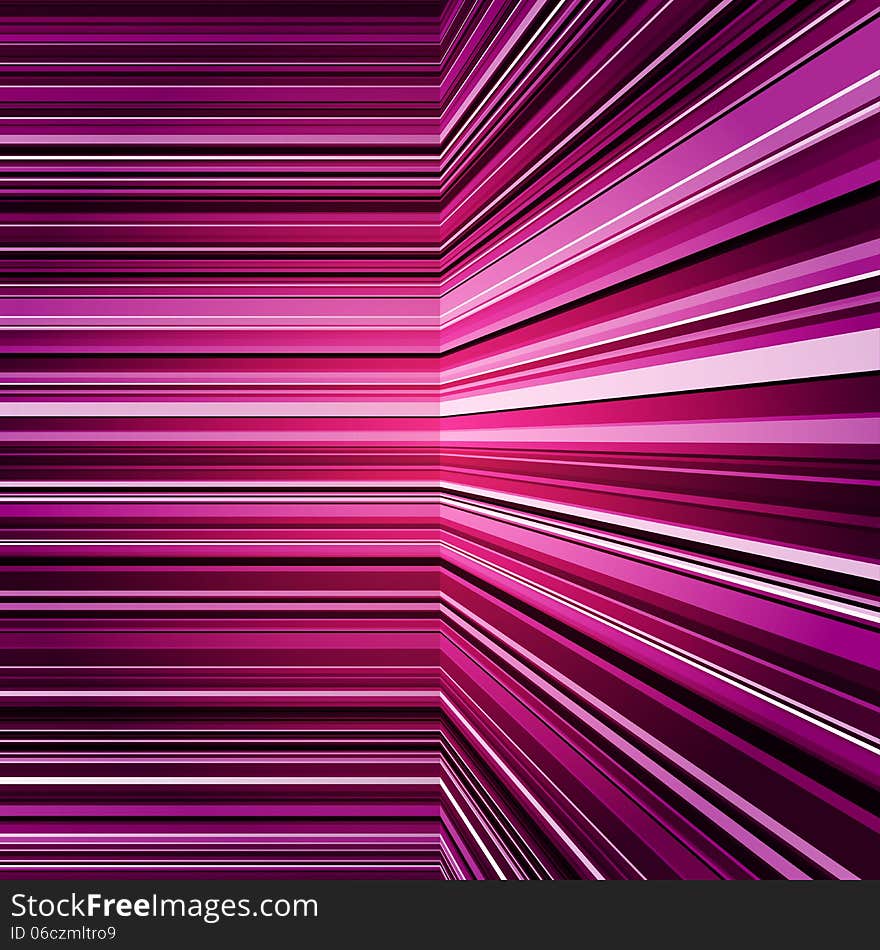 Abstract Purple Warped Stripes Background