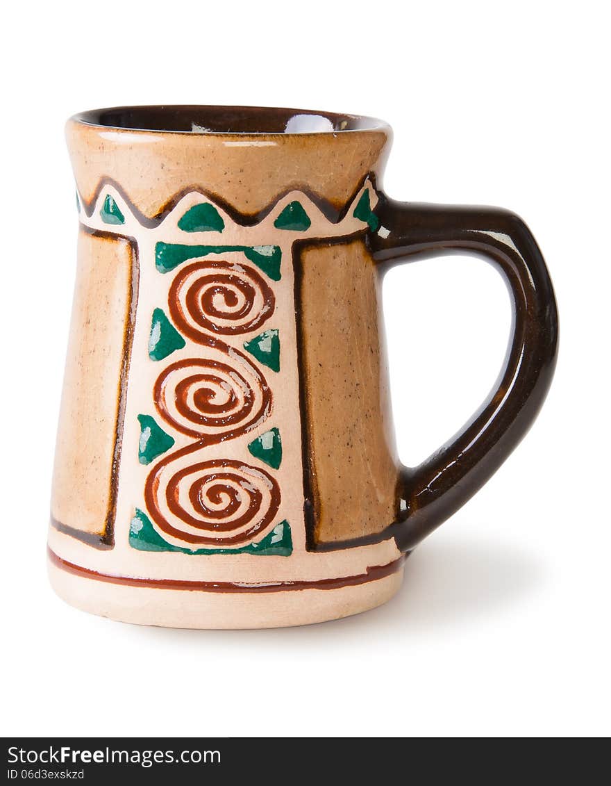 Old Ceramic Beer Mug