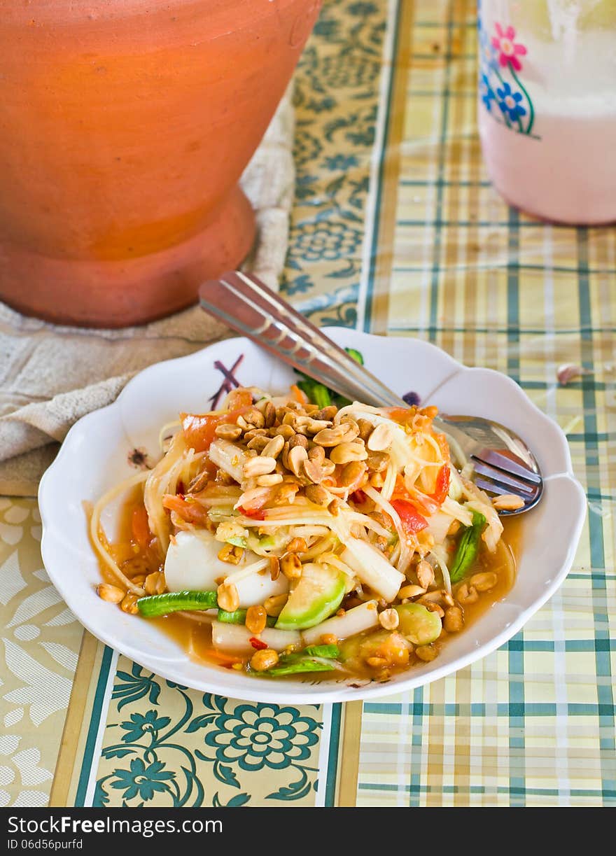 Papaya salad