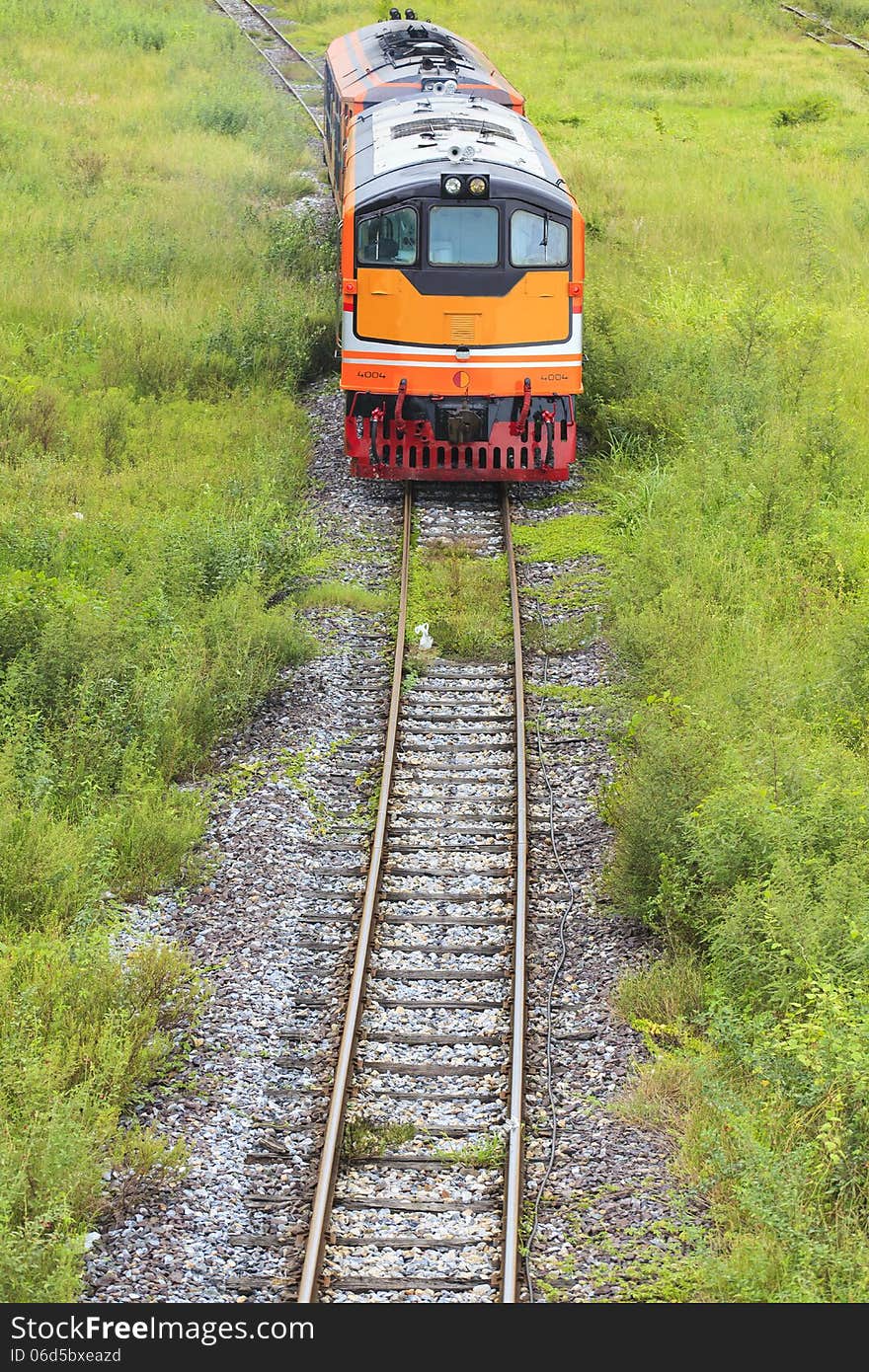 Train in Thailand