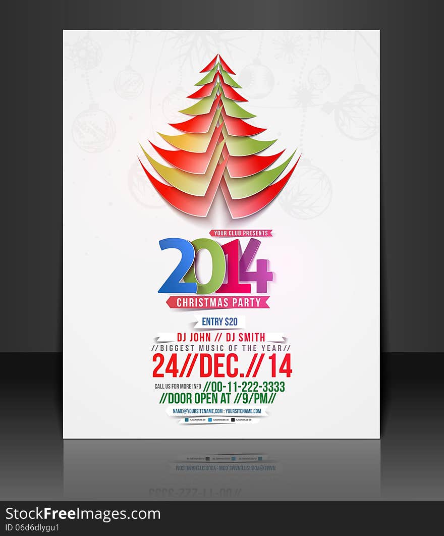 Christmas Party Flyer & Poster Cover Template