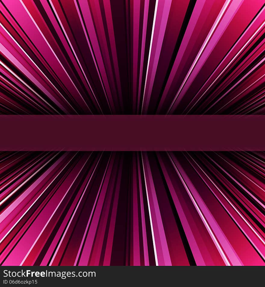 Abstract Purple Warped Stripes Background